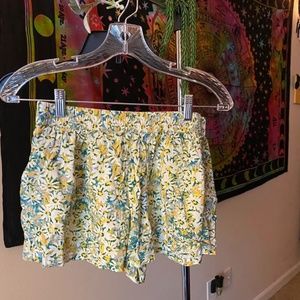 Daisy Print Summer Shorts